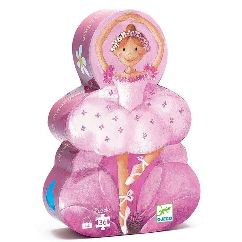 DJECO The Ballerina With The Flower - 36pcs