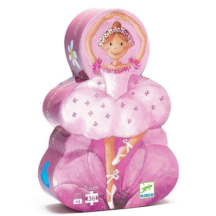 DJECO Silhouette Ballerina W/Flower