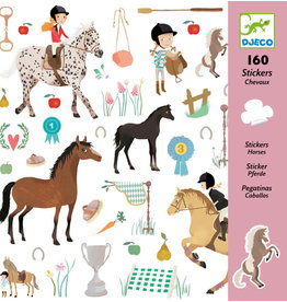 DJECO Horses Sticker Sheets