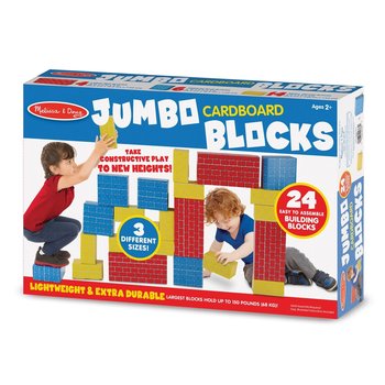 Melissa & Doug Jumbo Cardboard Blocks (24 pc)