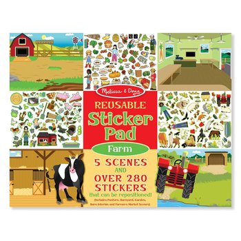 Melissa & Doug Reusable Sticker Pad - Farm