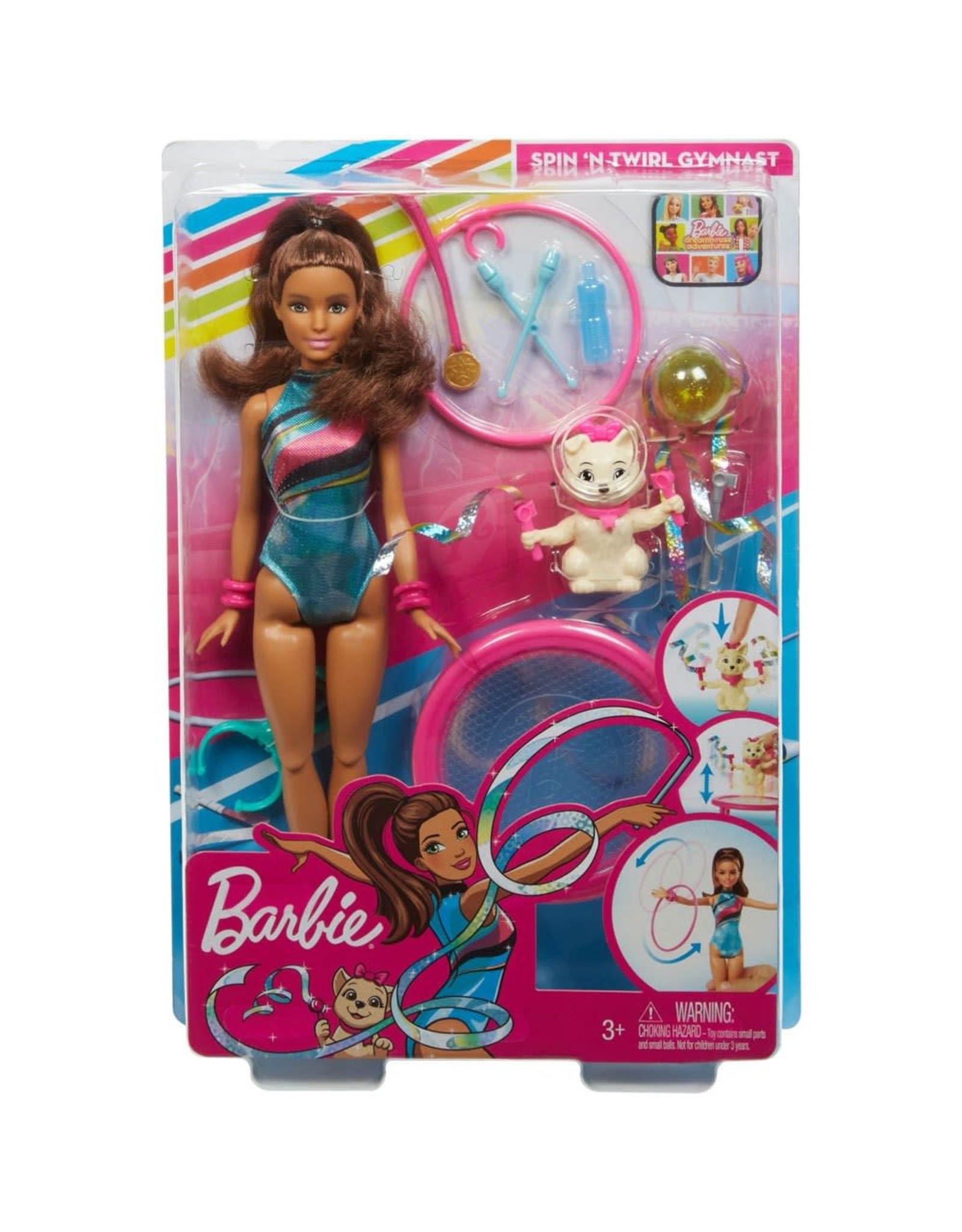 Barbie Barbie Dreamhouse Adventures Spin & Twirl Gymnast