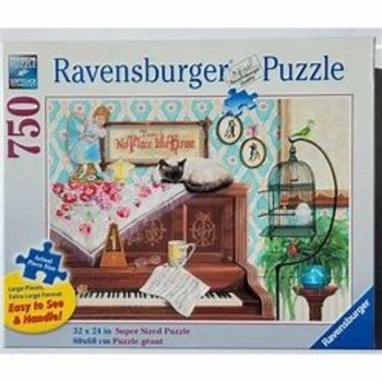 Ravensburger Piano Cat  750 pc Large Format