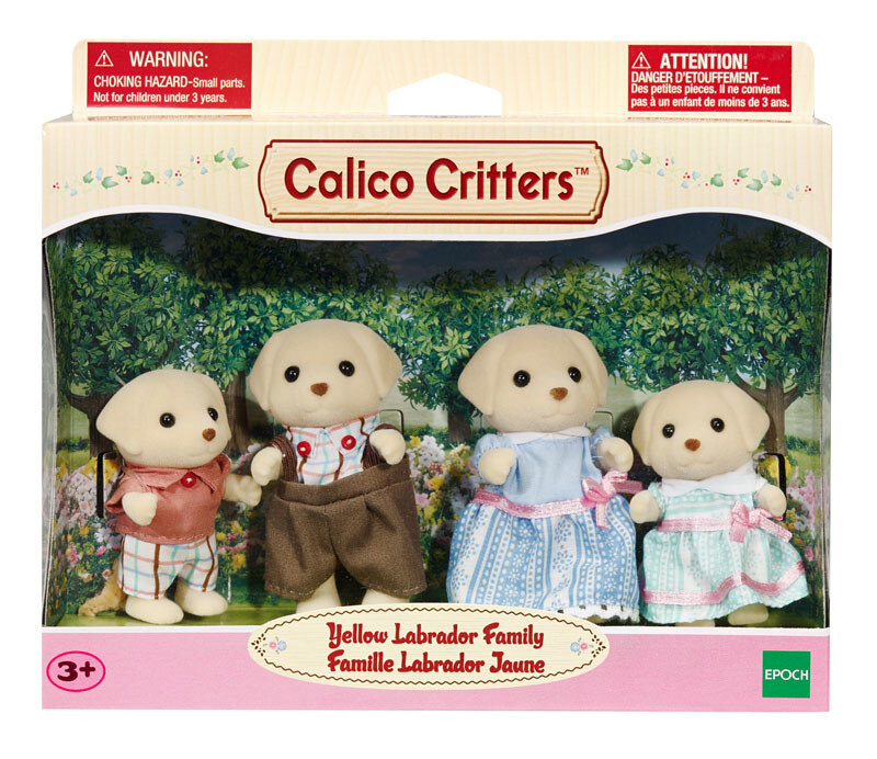 Calico Critters Yellow Labrador Family