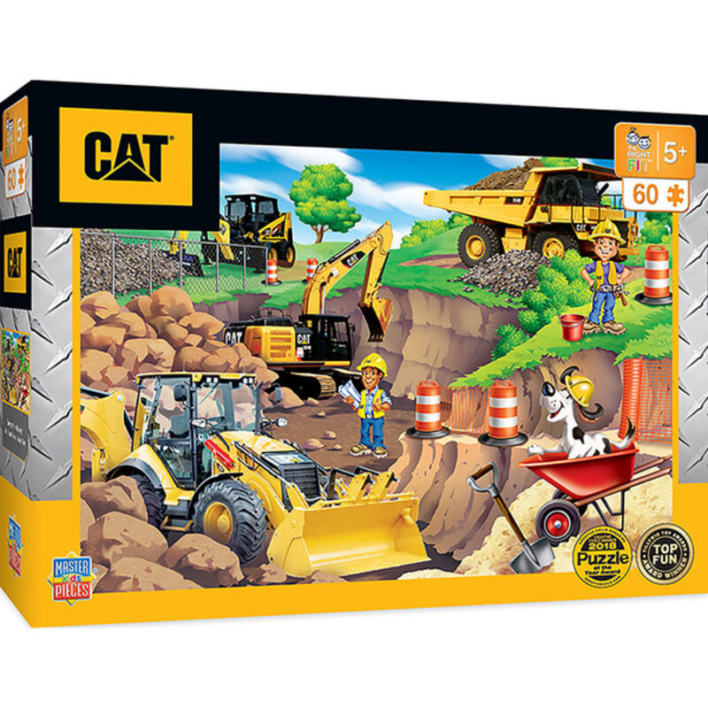 MasterPieces Caterpillar - Day at the Quarry 60pc Puzzle
