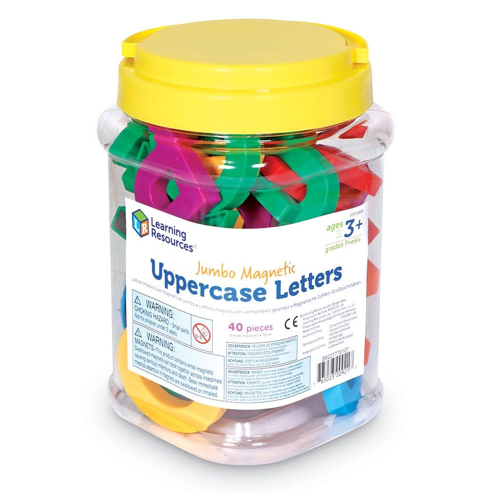 Learning Resources Jumbo Uppercase Magnetic Letters