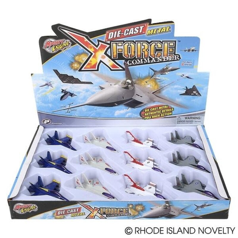The Toy Network 4" Pull Back Fighter Jet