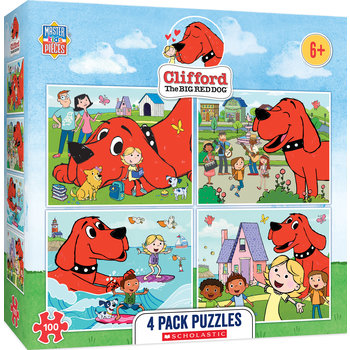 MasterPieces Clifford - 4-pack 48 piece Puzzles