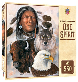 MasterPieces Tribal Spirit - One Spirit 550pc Puzzle