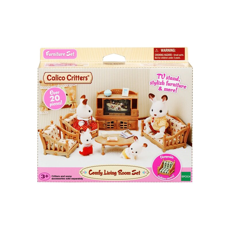 Calico Critters Comfy Living Room Set