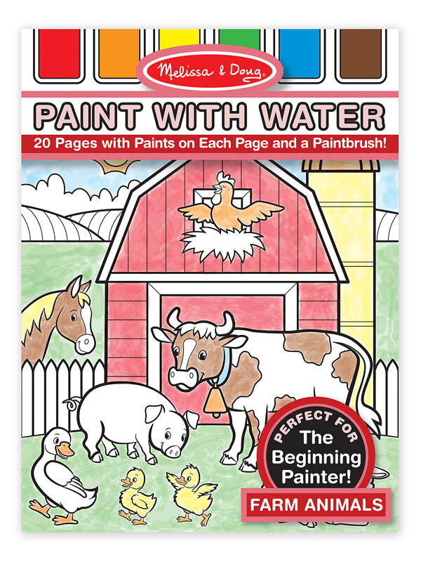 Melissa & Doug Paint with Water - Farm Animals