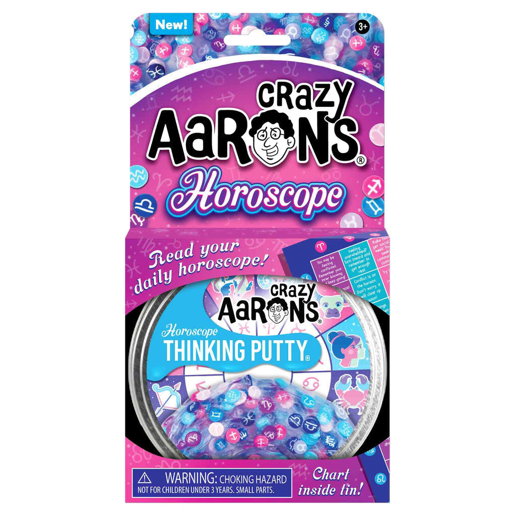Crazy Aaron Horoscope Putty, 4" tin