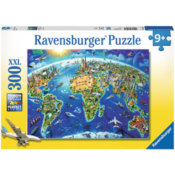 Ravensburger World Landmarks Map (300 pc)