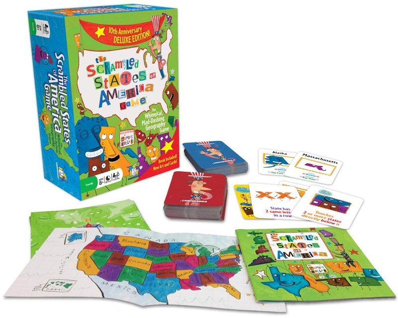 CEACO The Scrambled States of America Game Deluxe Edition