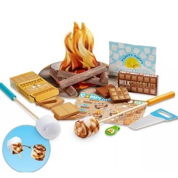 Melissa & Doug Let's Explore Campfire S'mores Play Set