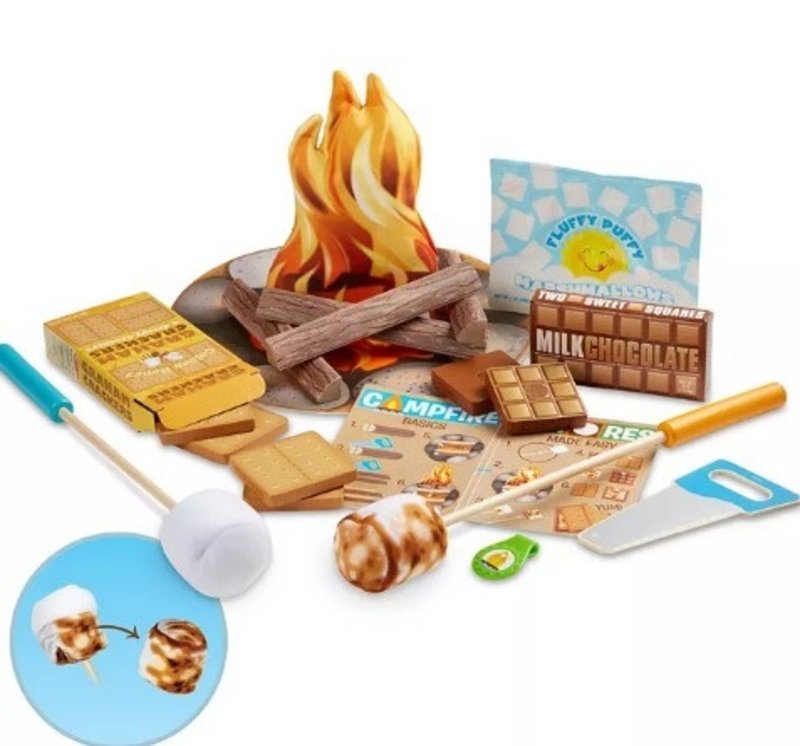 Melissa & Doug Let's Explore Campfire S'mores Play Set