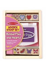 Melissa & Doug Butterflies and Hearts Stamp Set
