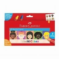 Faber-Castell World Colors - 15ct Beeswax Crayons