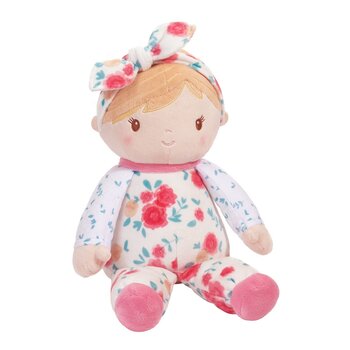 Douglas Vera floral doll 13"  (fabric/colors may vary)