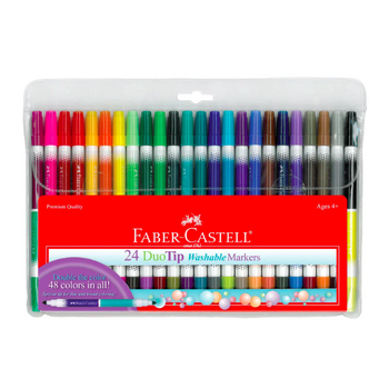 Faber-Castell 24ct DuoTip Washable Markers