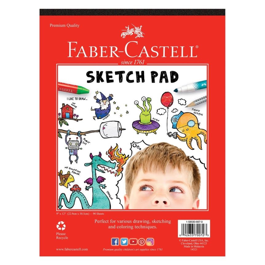 Faber-Castell Sketch Pad 9" x 12"