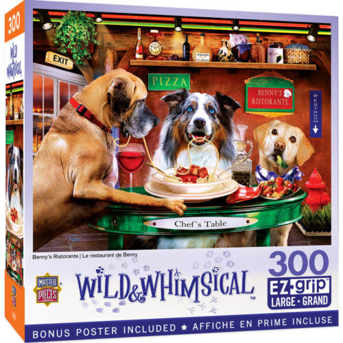 MasterPieces Wild & Whimsical - Benny's Ristorante 300pc EzGrip Puzzle