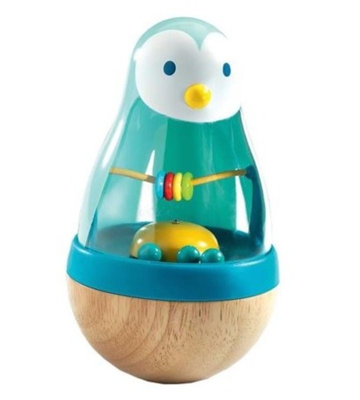 DJECO Roly Pingui Roly Poly Penguin Toy