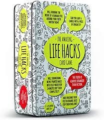 University Games Life Hacks Card Game