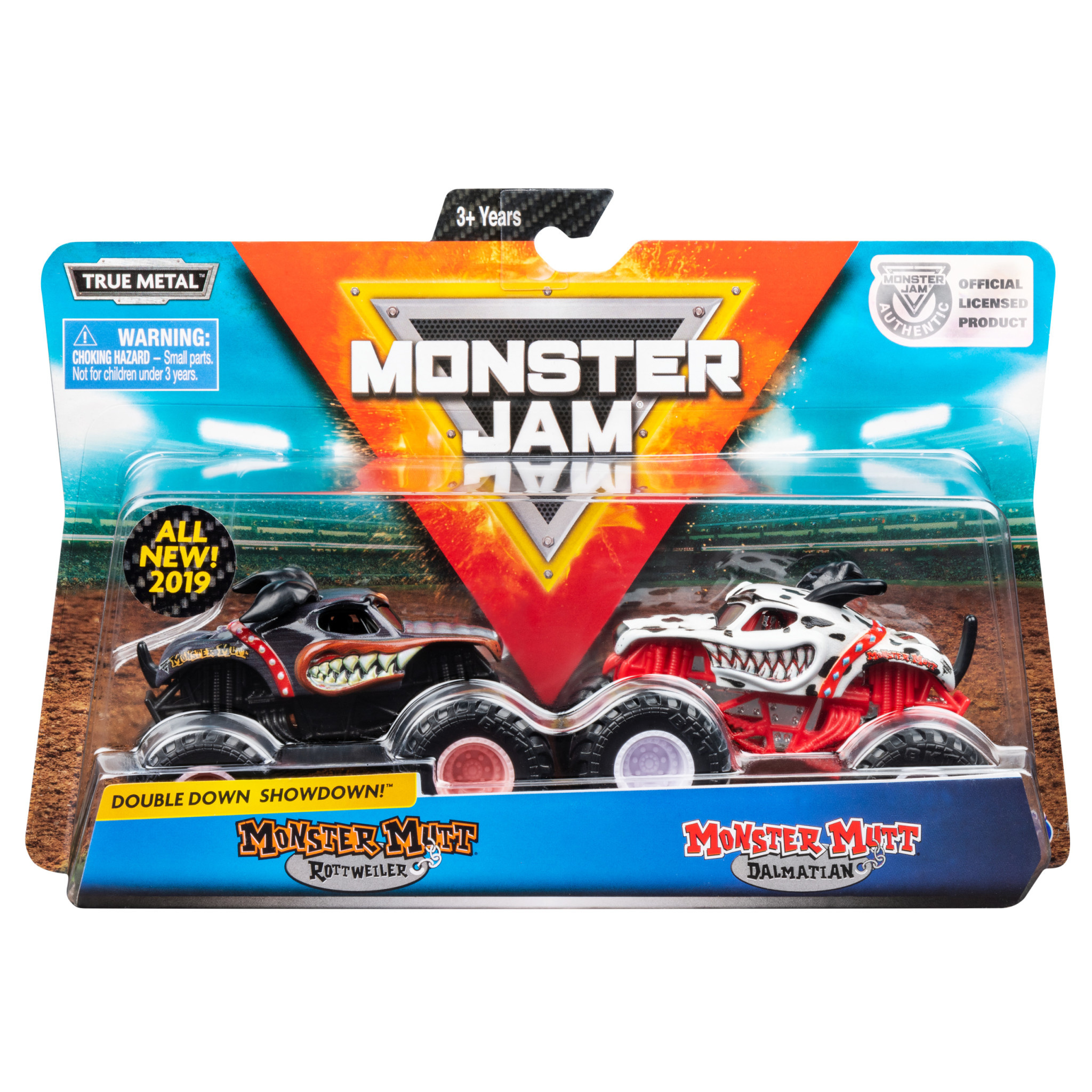 Monster Jam, Official 1:64 Scale Die-Cast Monster Trucks 2-Pack