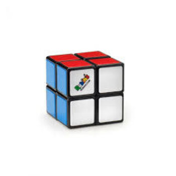 Rubik's Cube Rubik`s Mini 2x2, 2x2 Classic Colour-Matching Puzzle, Pocket Size Brain-Teasing Puzzle Toy