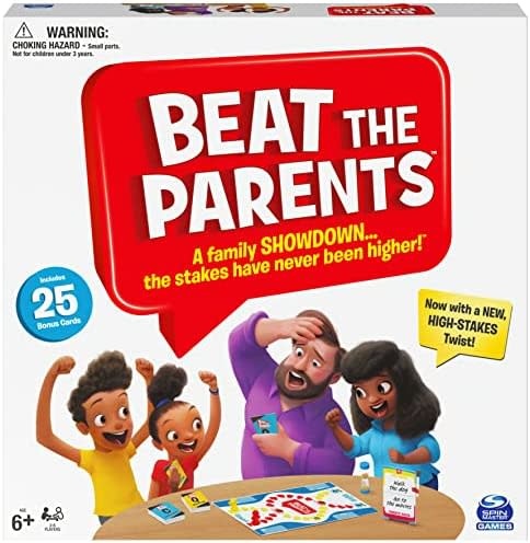 Spin Master Beat the Parents Classic Family Trivia Game