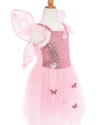 Great Pretenders Pink Sequins Butterfly Dress & Wings, Size 5-7