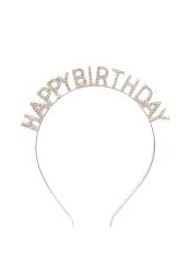 Great Pretenders Happy Birthday Rhinestone Headband