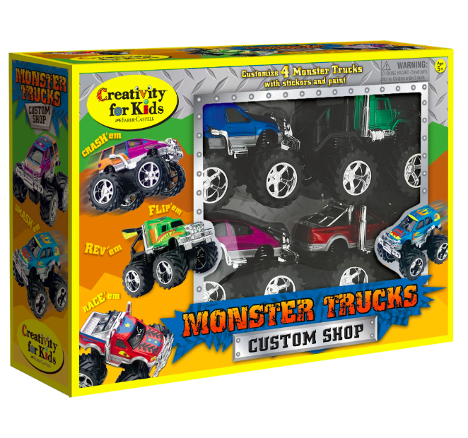 Creativity for Kids Monster Trucks Custom Shop