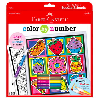 Faber-Castell Color By Number Foodie Friends
