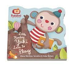 Bababoo and friends "Little Monkey Yuki Loves to Play" Board Book