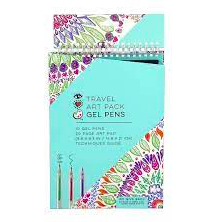 Bright Stripes Travel Art Pack Gel Pens