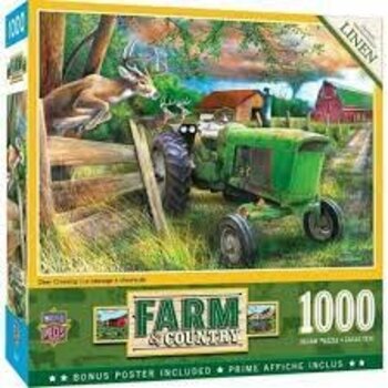 MasterPieces Farm & Country - Deer Crossing  1000pc Puzzle