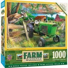 MasterPieces Farm & Country - Deer Crossing  1000pc Puzzle