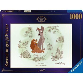Ravensburger Disney Vault: Lady 1000 pc Puzzle