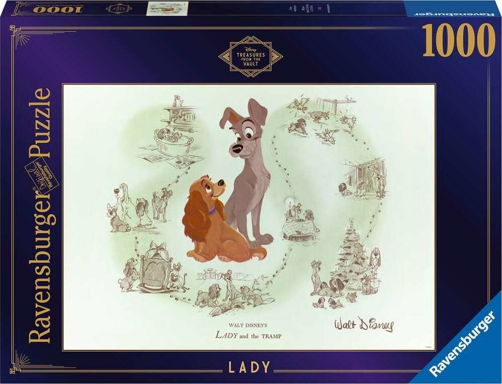 Ravensburger Disney Vault: Lady 1000 pc Puzzle