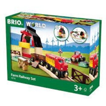 BRIO Farm Railway Set