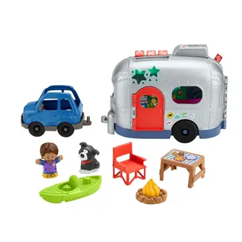 Fisher Price Fisher-Price Little People Light-Up Learning Camper