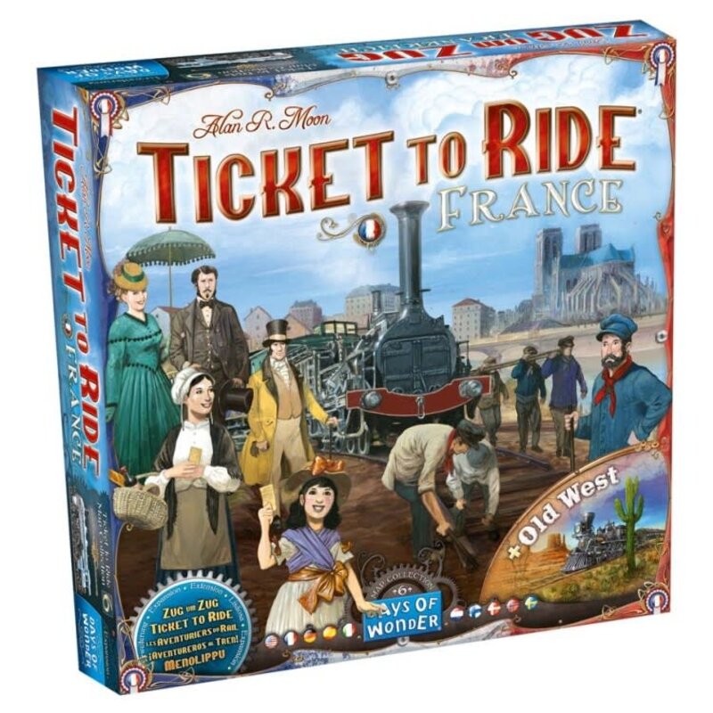 Asmodee Ticket to Ride: France-Old West Map 6