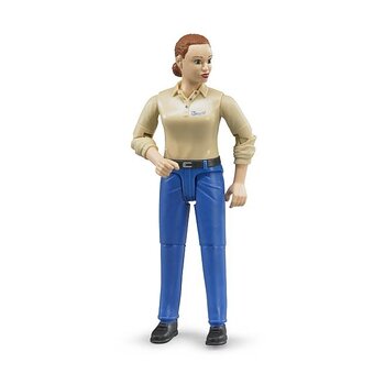 Bruder Woman, light skin, blue jeans