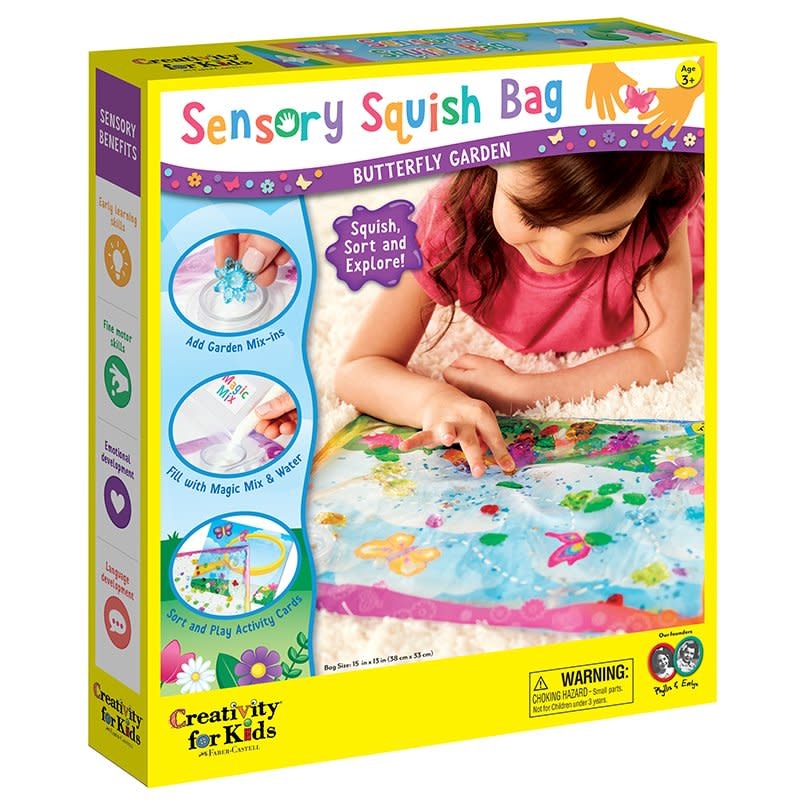 Creativity for Kids Sensory Squish Bag- Butterfly Garden