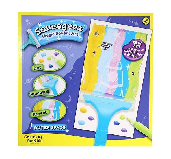 Creativity for Kids Magic Reveal Squeegee Art- Outer Space