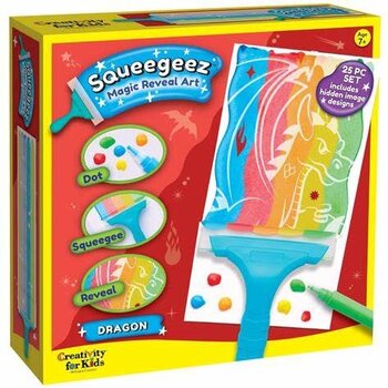 Creativity for Kids Magic Reveal Squeegee Art- Dragon