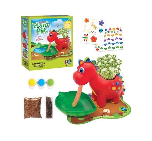 Creativity for Kids Self-Watering Plant Pet Dinosaur