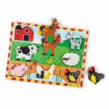 Melissa & Doug Farm Chunky Puzzle